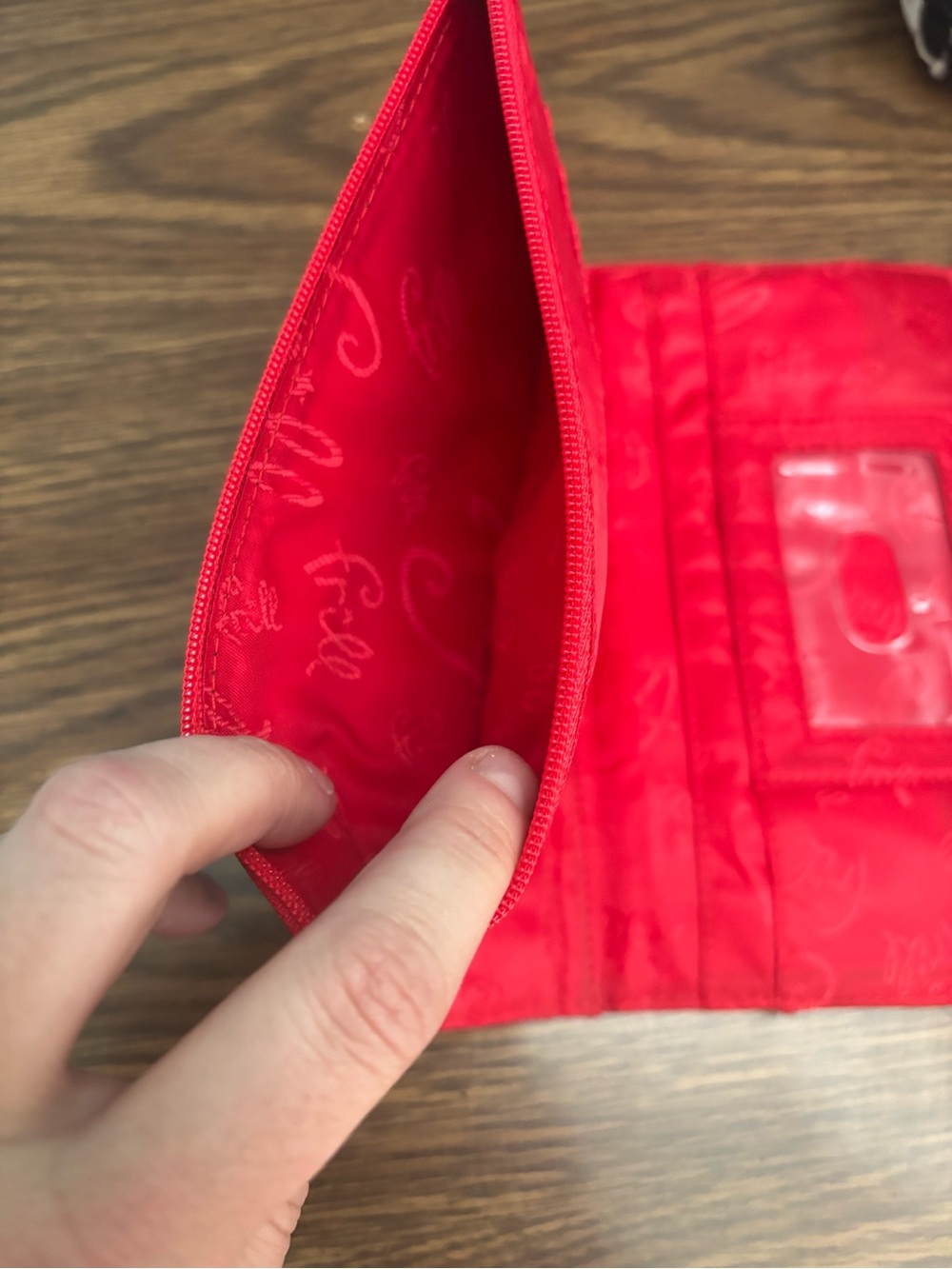 Vera Bradley retired "From A to Vera" Pattern Wallet from the Frill Collection - Picture 4 of 8